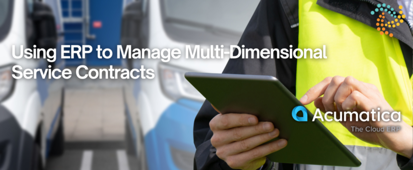 Using ERP to Manage Multi-Dimensional Service Contracts