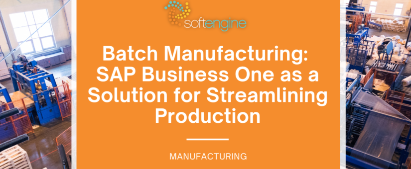 Batch Manufacturing: SAP Business One as a Solution for Streamlining Production