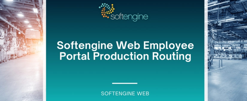Softengine Web Employee Portal Production Routing